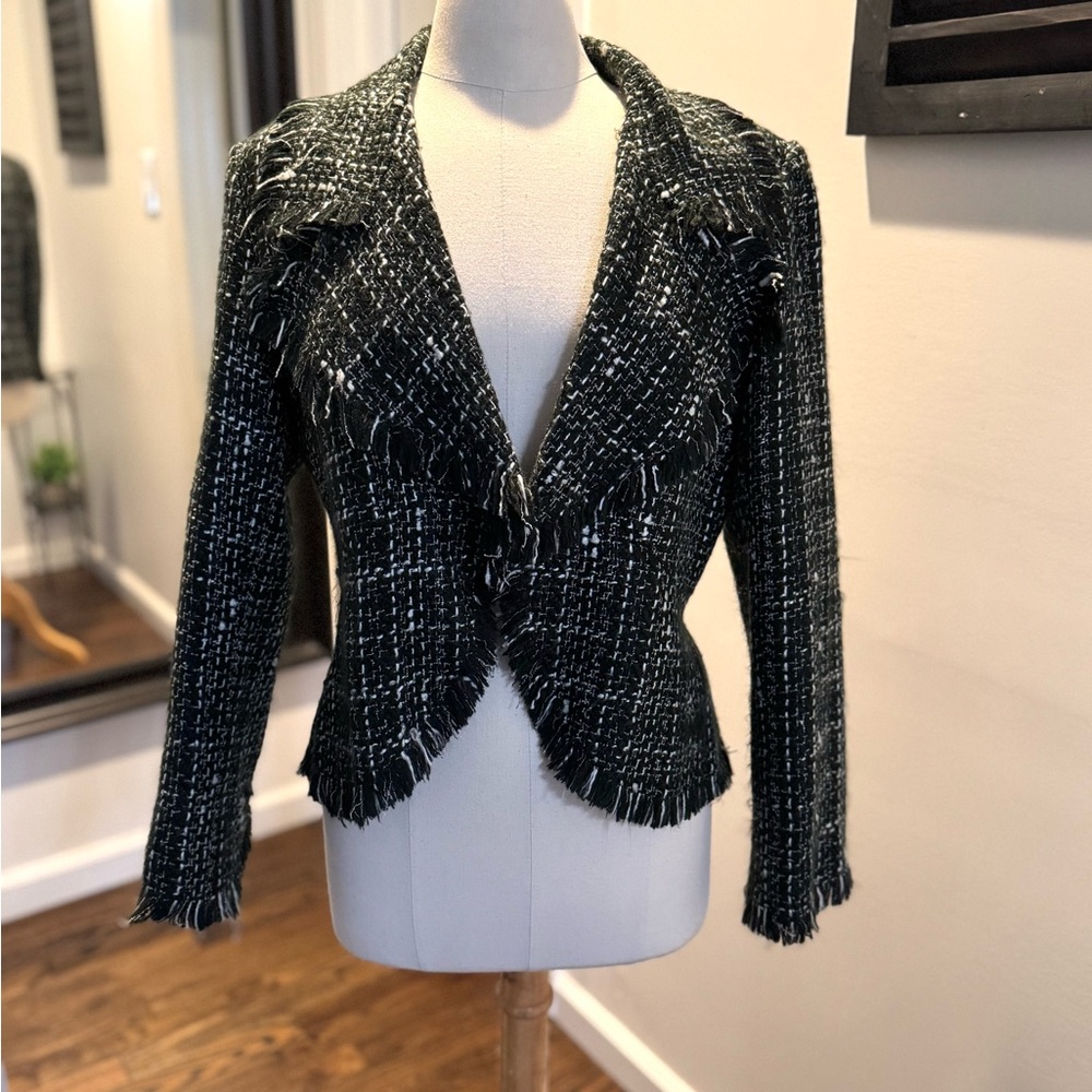 Fringe Tweed Jacket